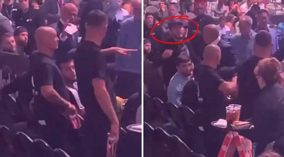 Nate Diaz And Khabib Nurmagomedov Clashed In A Cageside Altercation At UFC 239