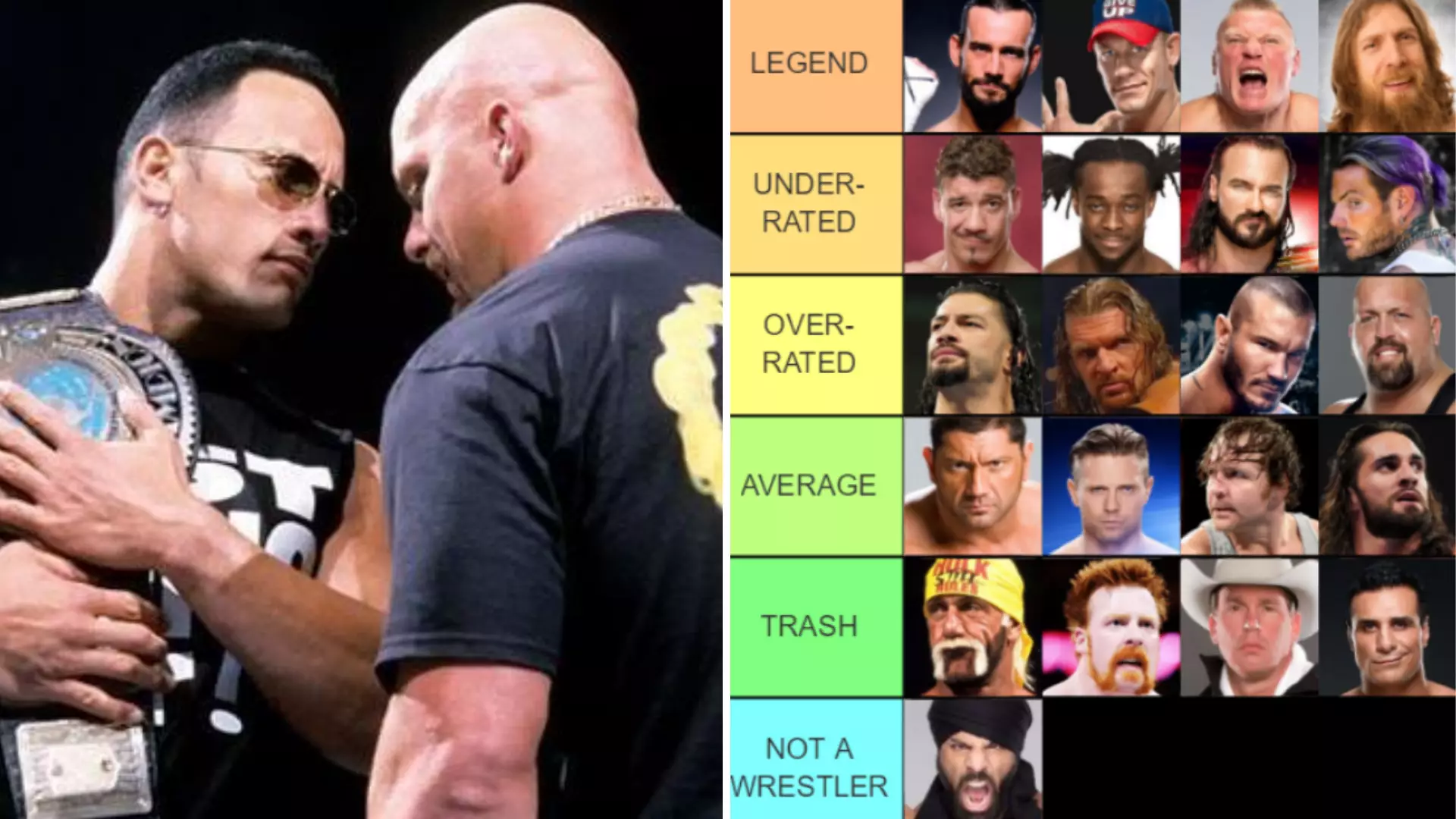 Every WWE Champion Since 2000 Ranked From 'GOAT' To 'Not A Wrestler'