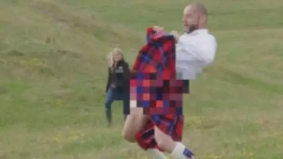 Fred Sirieix Shows Gordon and Gino What's Under His Kilt On Road Trip