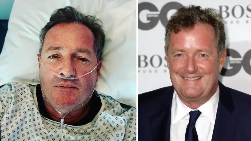 Piers Morgan Admitted To Hospital And Can't Resist Joking About It