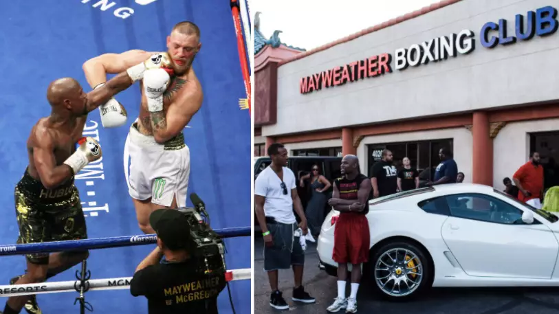 Floyd Mayweather Has A Conor McGregor Punchbag In His Gym 