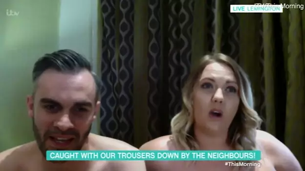 Couple Appear Naked On TV To Respond To Neighbours' Angry Complaint 