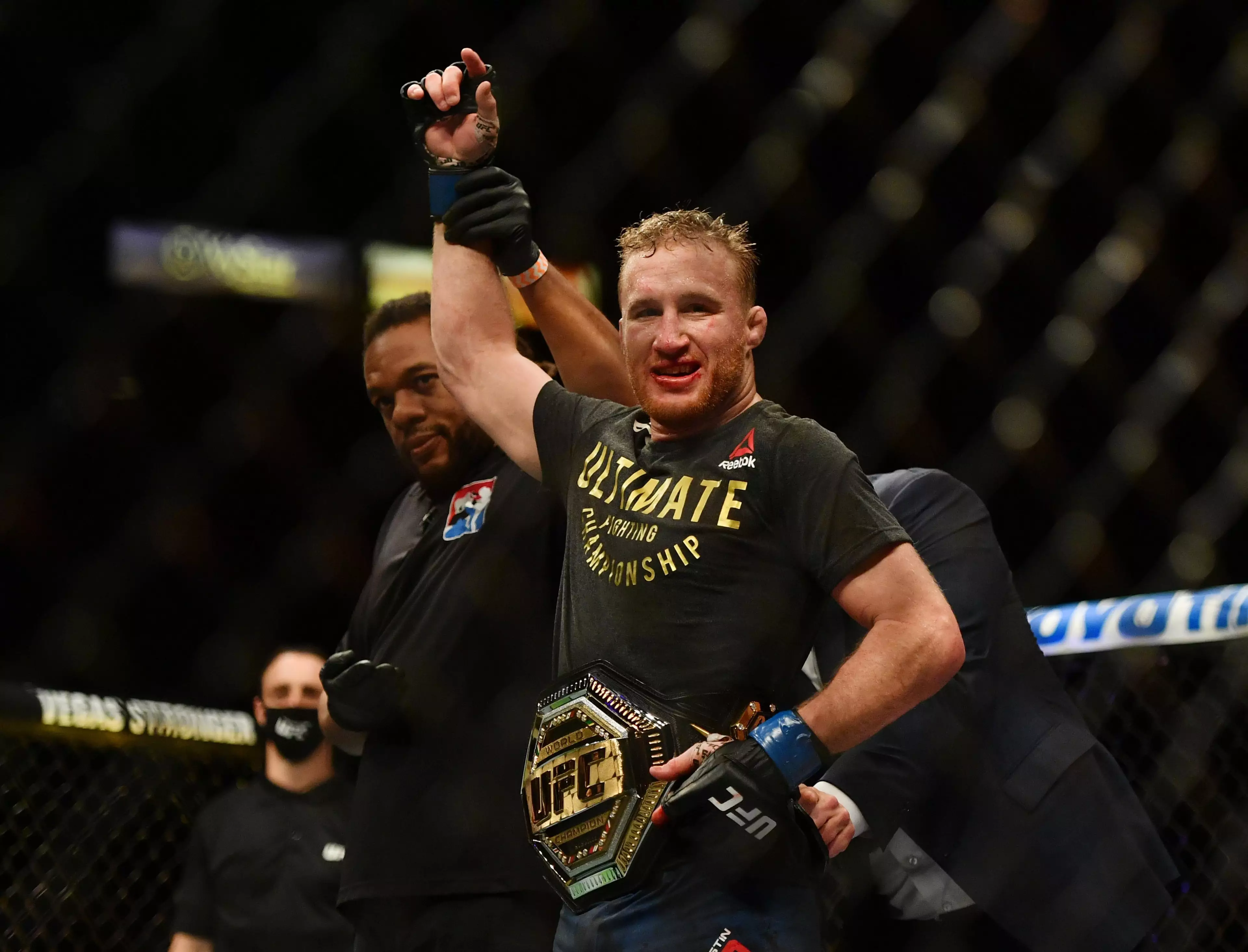 Gaethje is hoping to become the undisputed champion. Image: PA Images