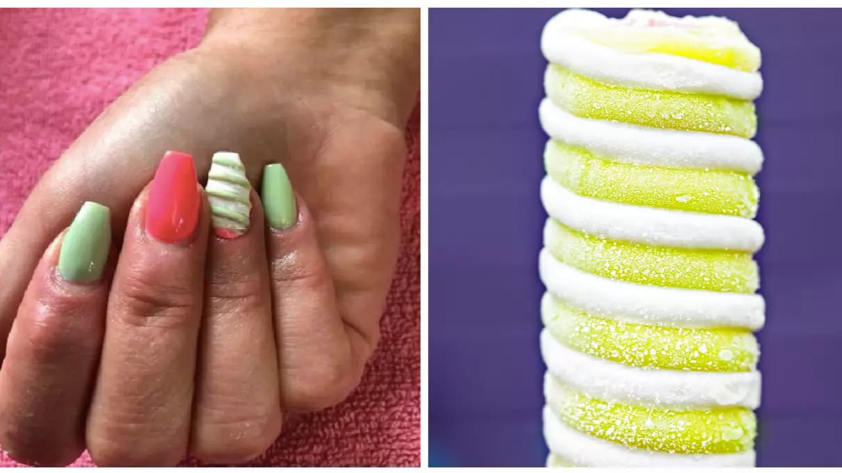 People Are Getting Twister Nails Ready For Summer