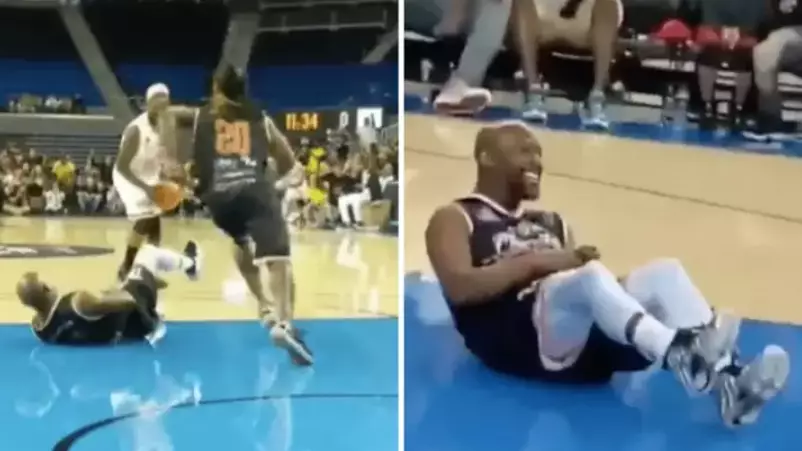 When Floyd Mayweather Got His 'Ankles Snapped' After Being Dropped On The Basketball Court