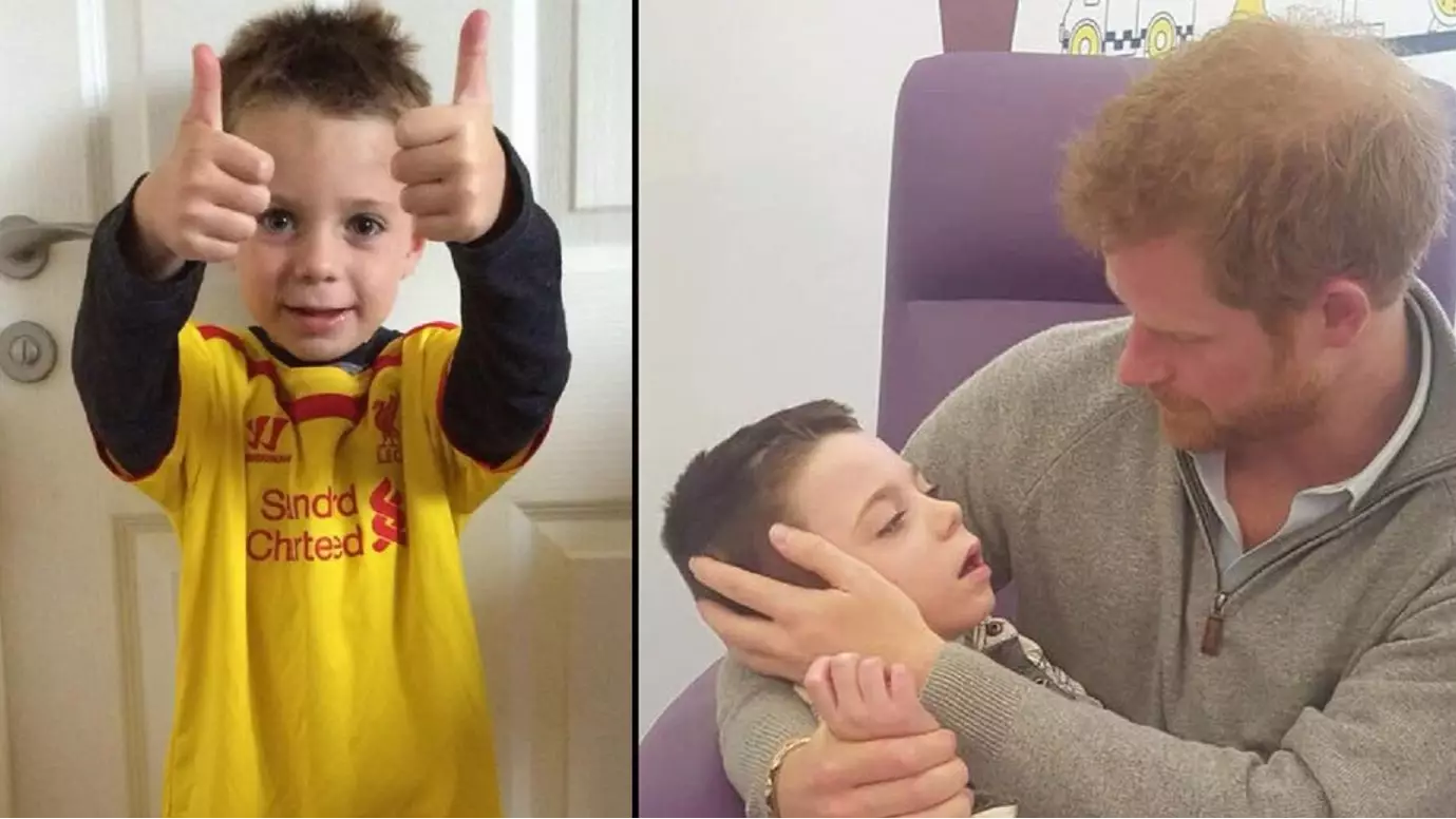 Terminally Ill Little LAD Reunited With Prince Harry In Surprise Visit