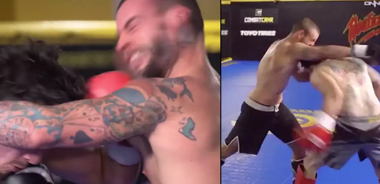 CM Punk Is Sparring In Preparation For His UFC Debut And It Doesn't Look Good