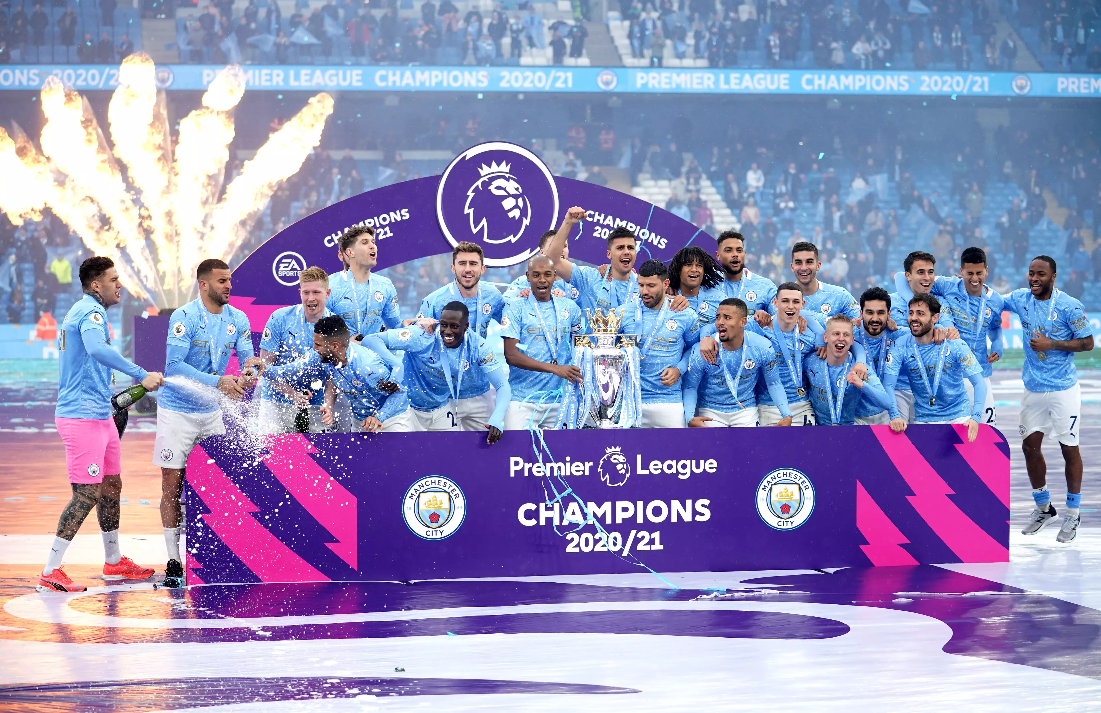 City will apparently repeat these scenes in May 2022. Image: PA Images