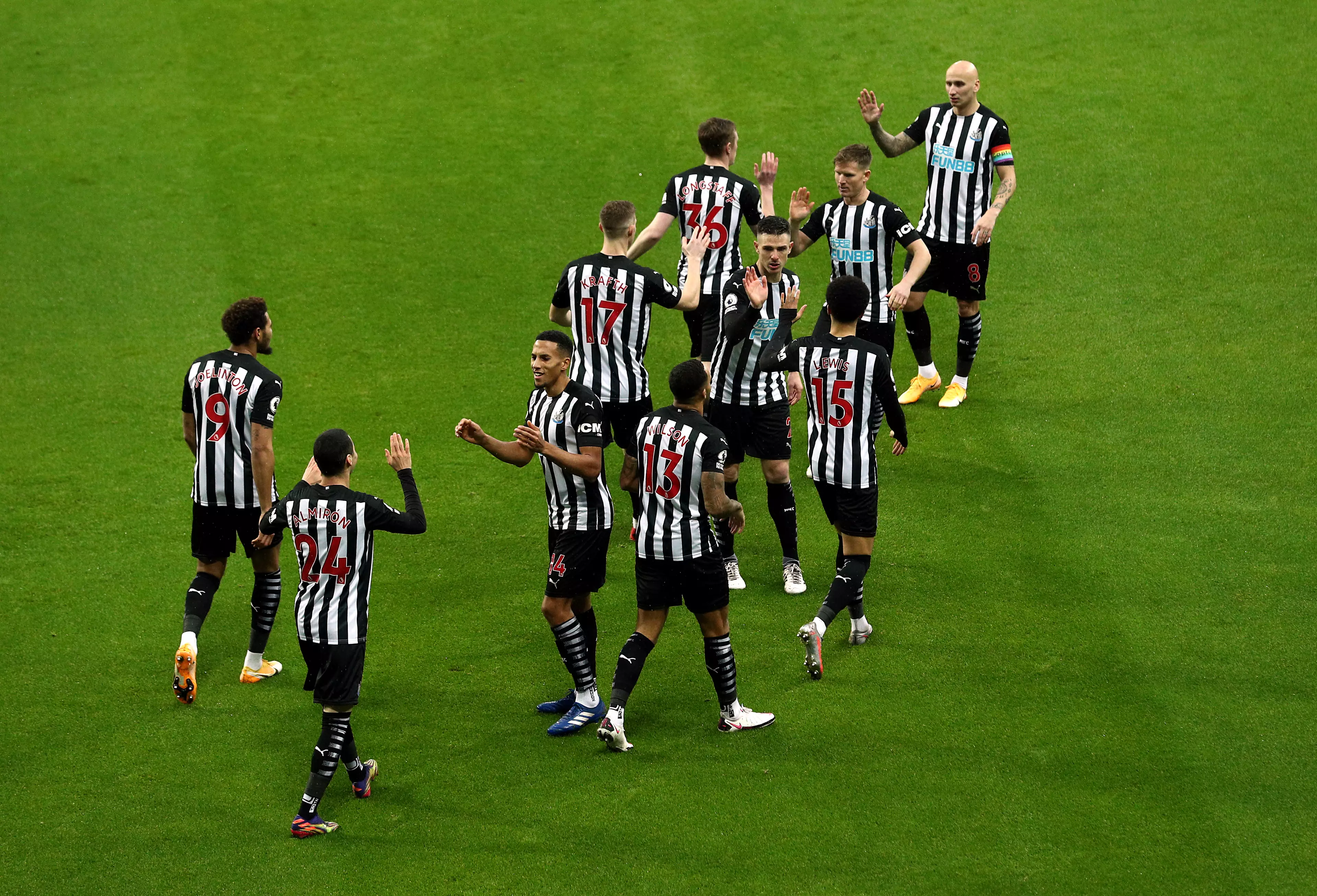 Newcastle's last win came a month ago against West Brom. Image: PA Images