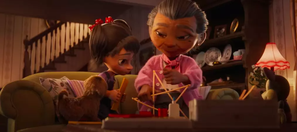 The advert follows grandmother Lola and her granddaughter (