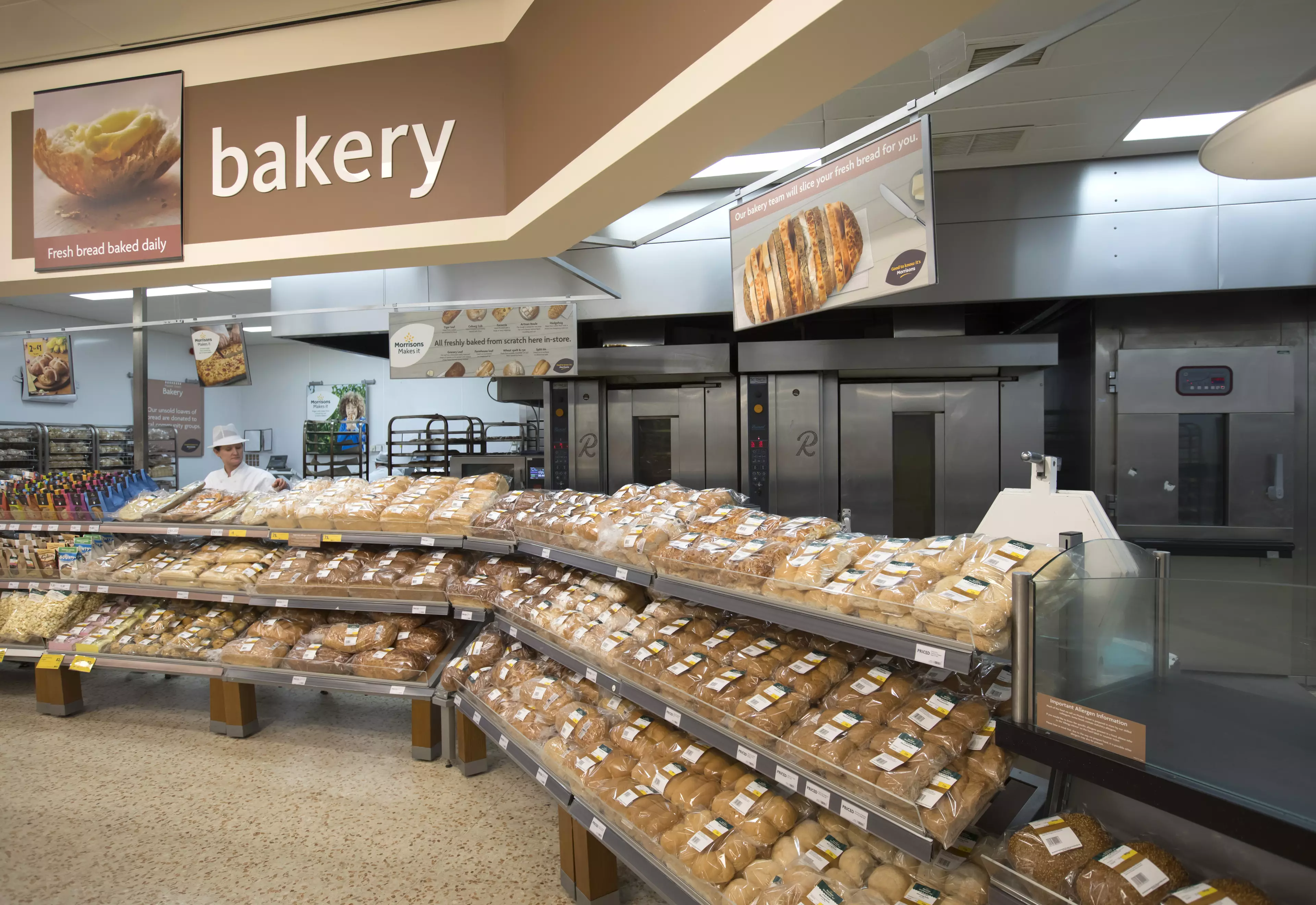 The doughnuts will be found at any Morrisons with a cake shop (