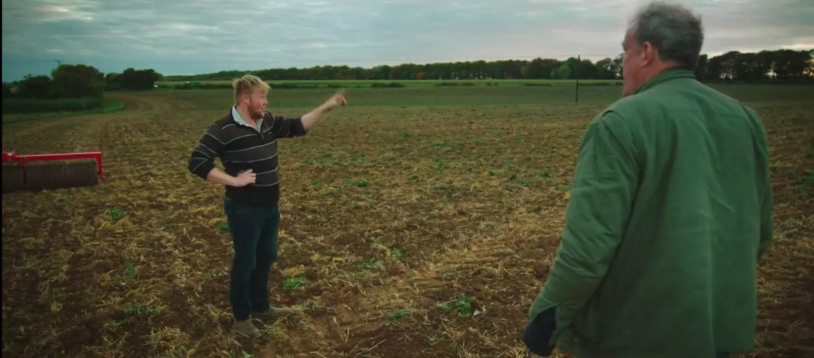Kaleb Cooper and Jeremy Clarkson on Clarkson's Farm (