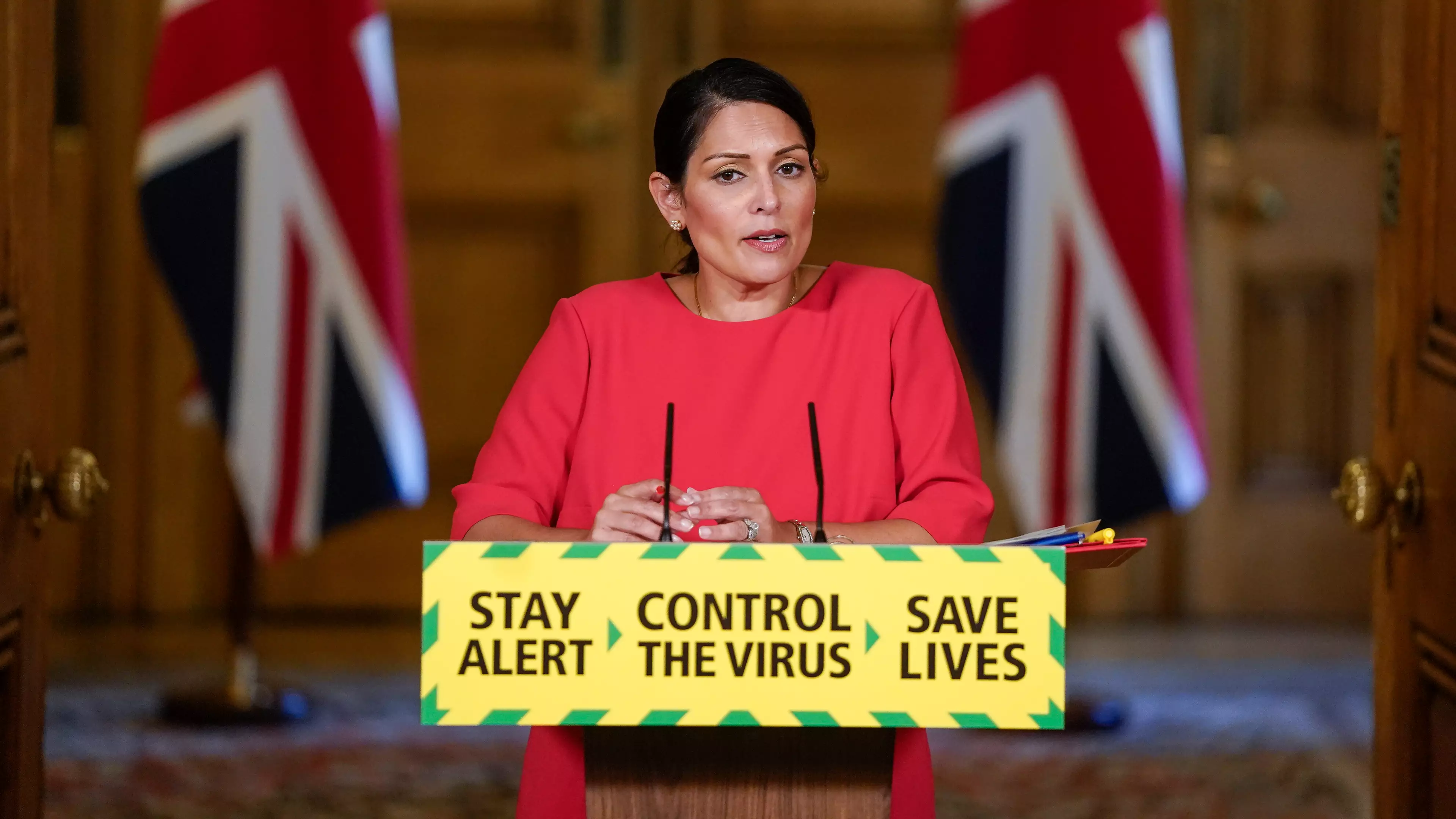 Priti Patel Confirms Sitting On Park Benches is Banned Under New Lockdown Rules