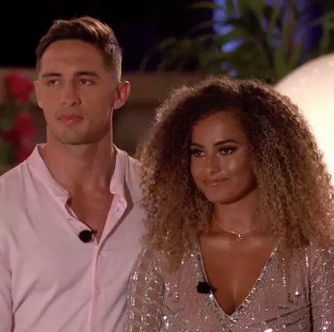 Amber and Greg won last year's show despite the couple only being together for two weeks (