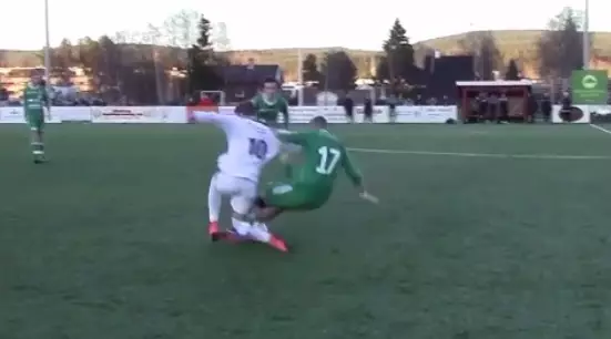 WATCH: This Might Be The Worst Challenge In The History Of Football