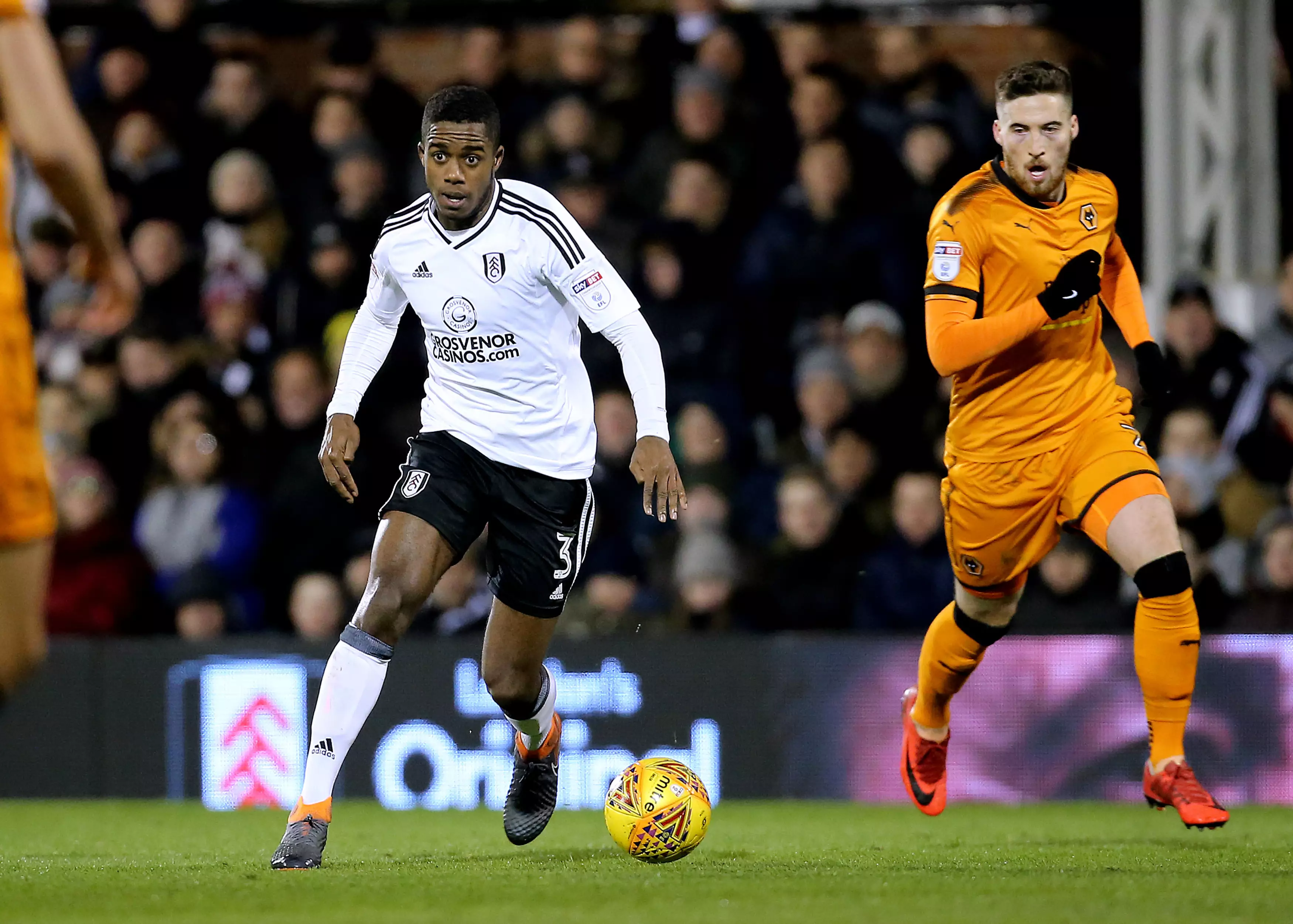 Sessegnon in action for Fulham. Image: PA
