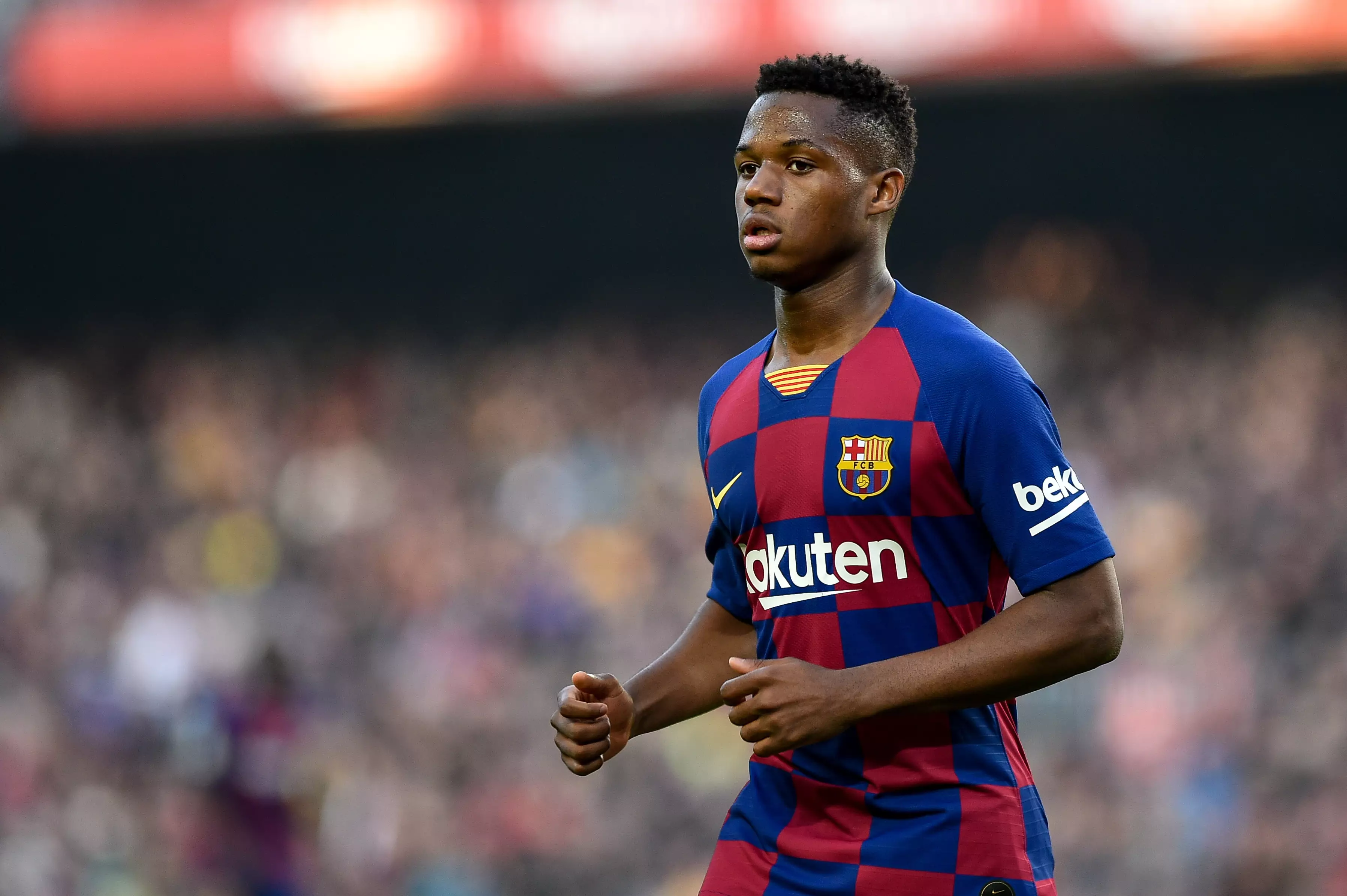 Fati has impressed for Barcelona this season. Image: PA Images