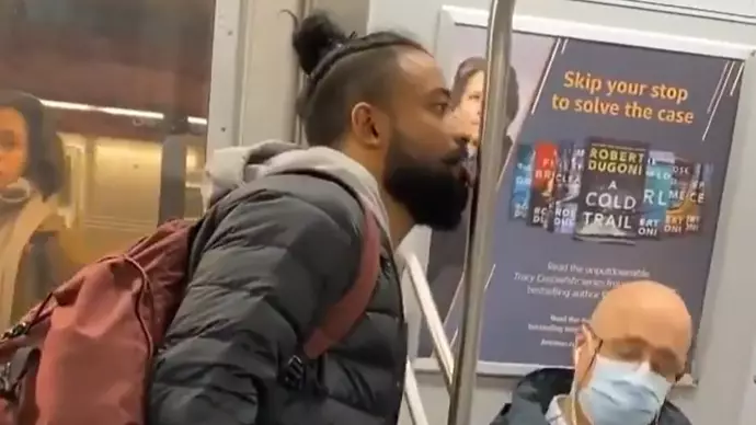 YouTuber Films Himself Licking The Handrail On New York Subway Train 