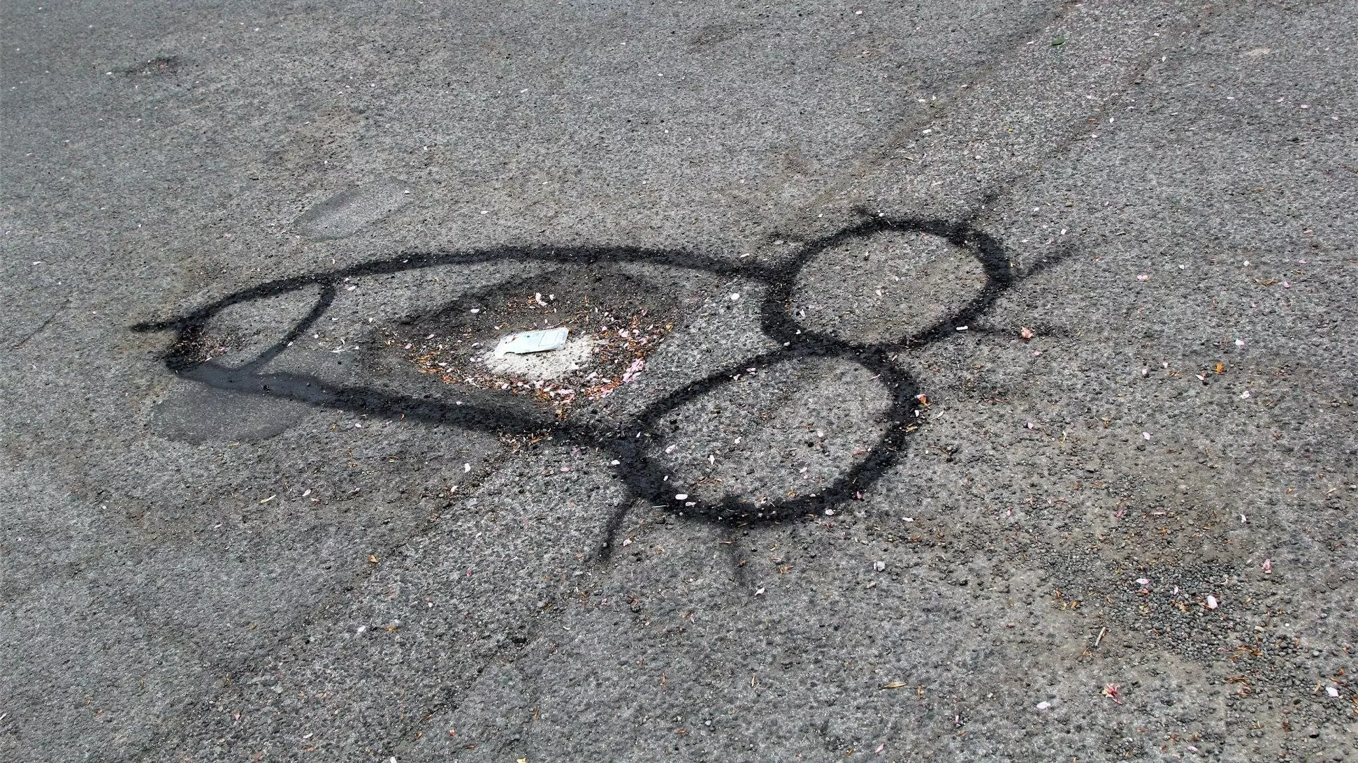 ​Potholes Gets Fixed After Protestor Spray-Paints Penises Around Them