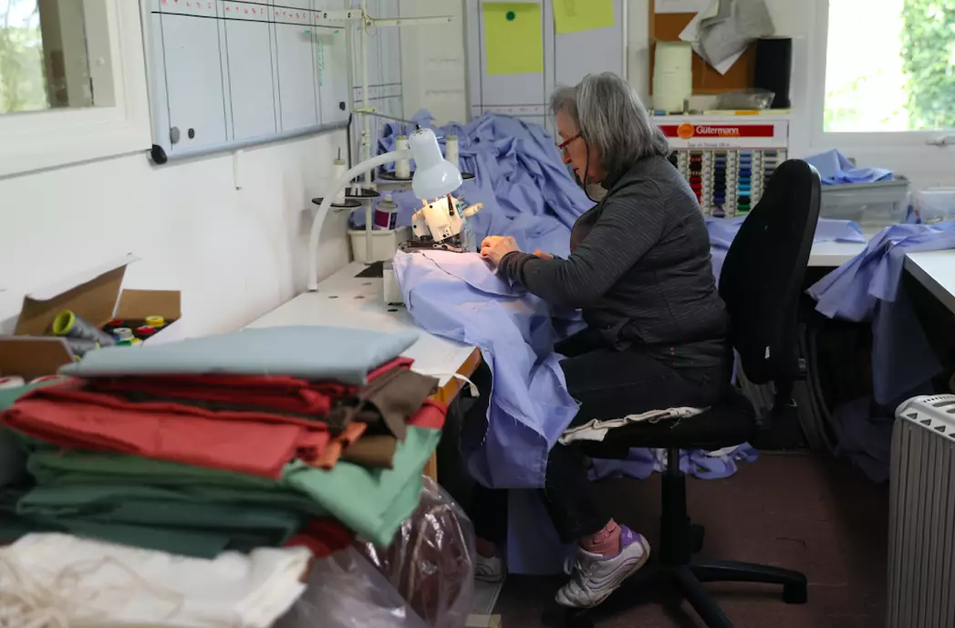 The series celebrates the everyday heroes, including those who've been busy stitching gowns and making face masks (