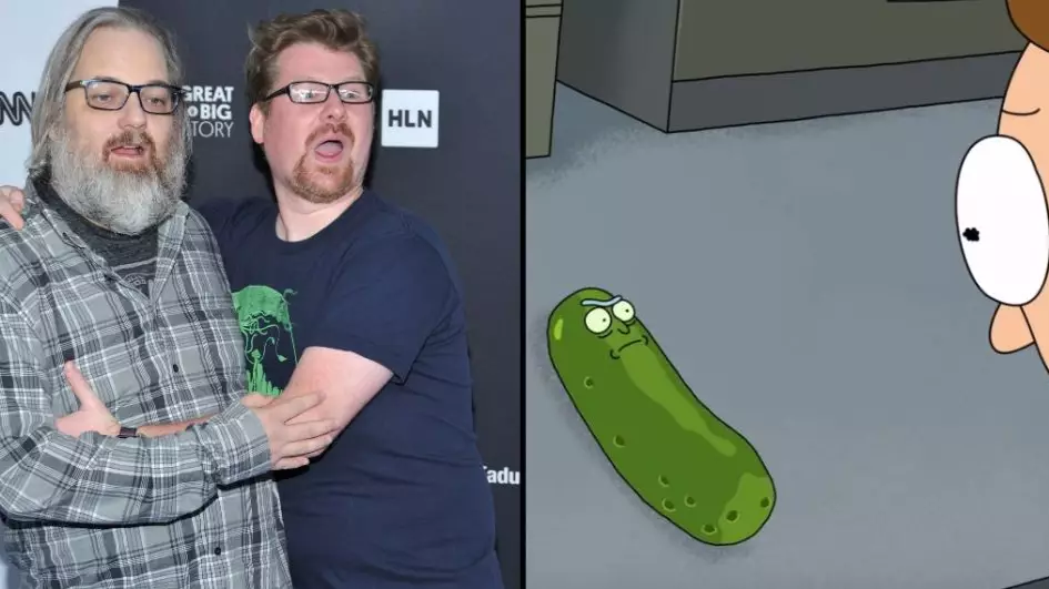 Justin Roiland Simply Can't Hold It During 'Pickle Rick' Blooper Reel
