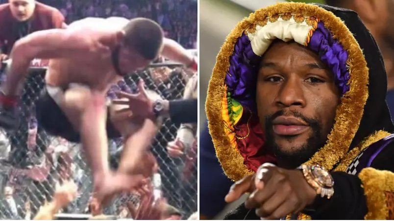Floyd Mayweather Gives Controversial Reaction After Khabib Vs McGregor Brawl