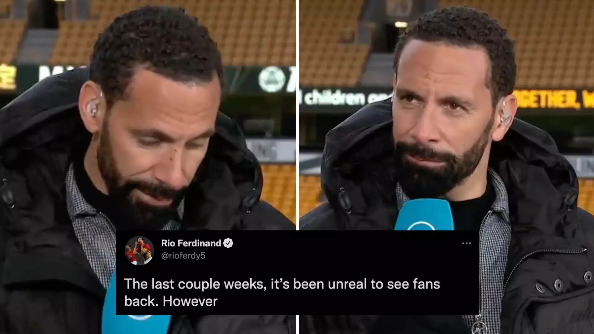 Rio Ferdinand Claims Wolves Fan Racially Abused Him With 'Monkey Chant' During Man United Match