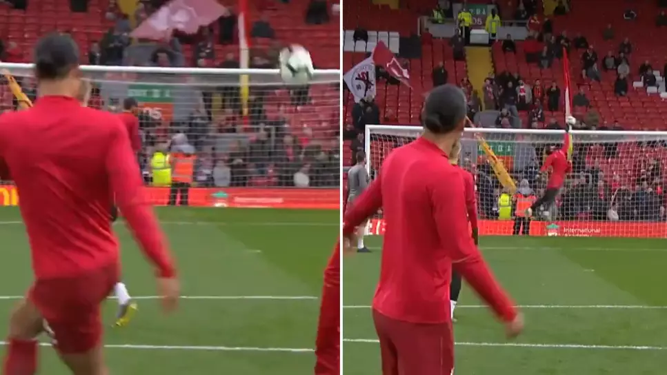 Alisson Has Eyes On The Back Of His Head As He Makes Psychic Save Against Van Dijk
