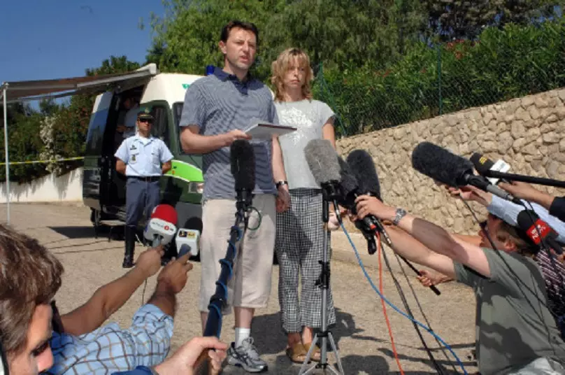 Gerry McCann gave a statement in Portugal back in May 2007 after Madeleine's disappearance.