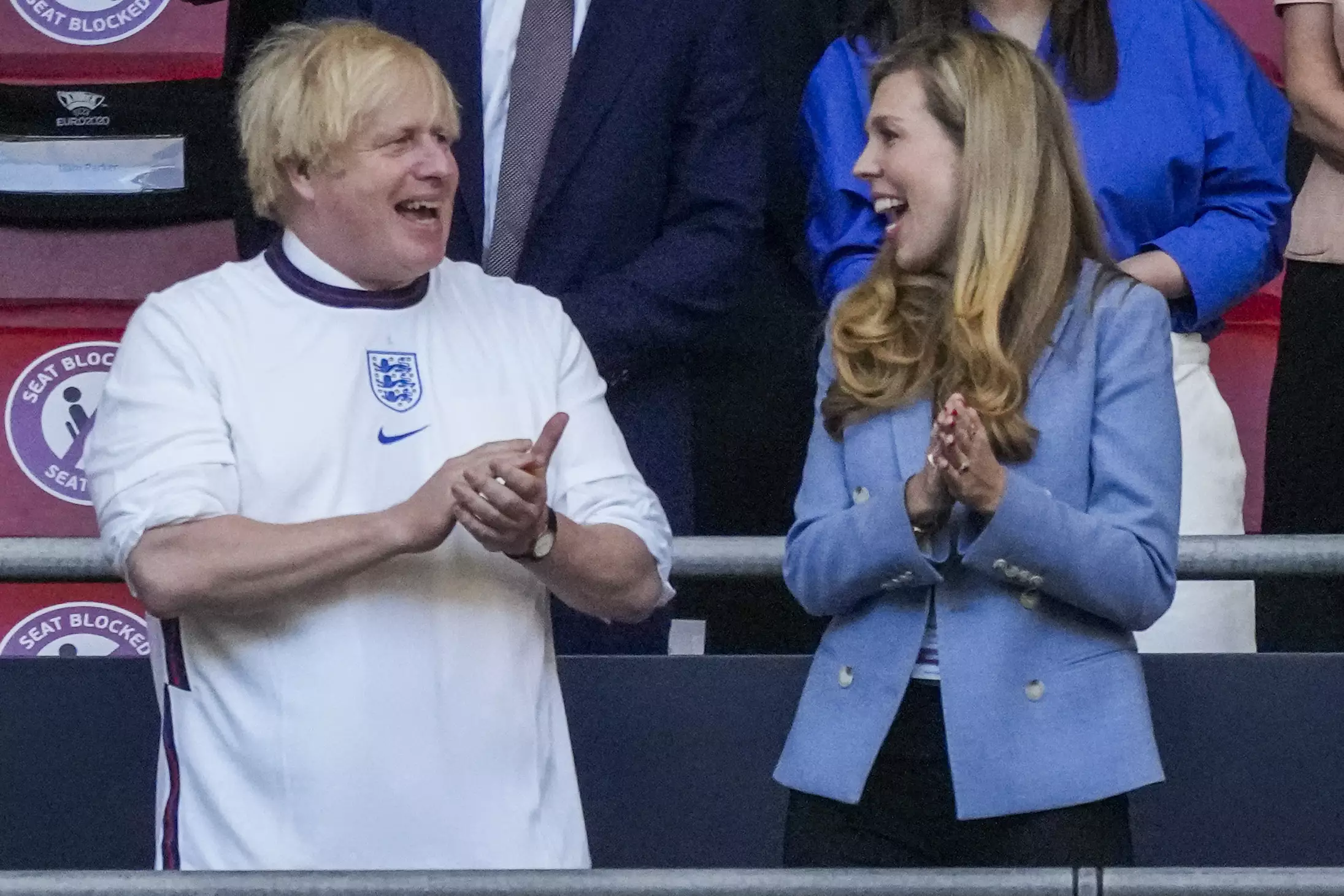 Boris Johnson and wife Carrie.