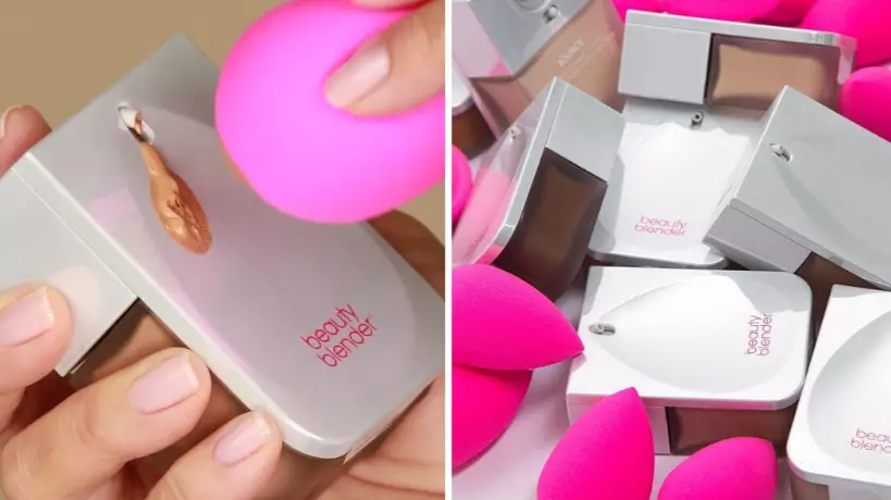 Beautyblender Has Released A New Velveteen Foundation Complete With Mixing Palette