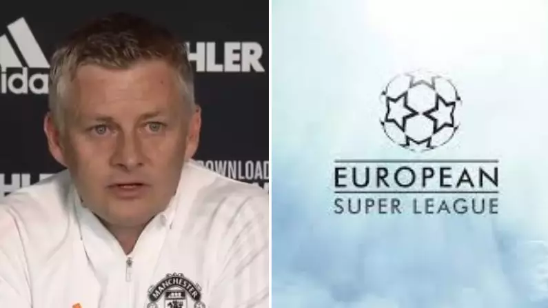 Ole Gunnar Solskjaer Discusses Opposition To European Super League