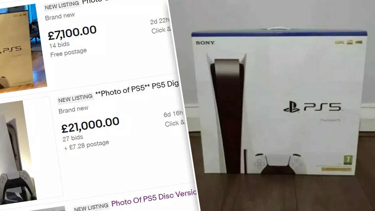 PlayStation 5 Scalpers Trying To Sell Photos Of Sony’s Console For Ridiculous Prices