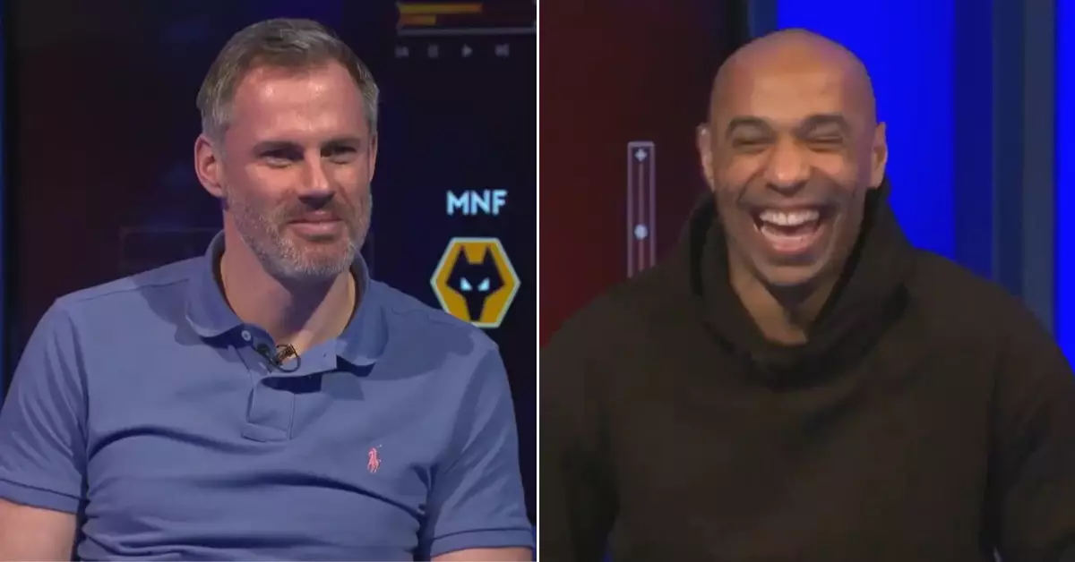Thierry Henry Savagely Trolls Jamie Carragher With Dig At His Defending