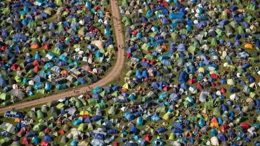 A Record Number Of Tents Were Taken Home From Glastonbury Festival