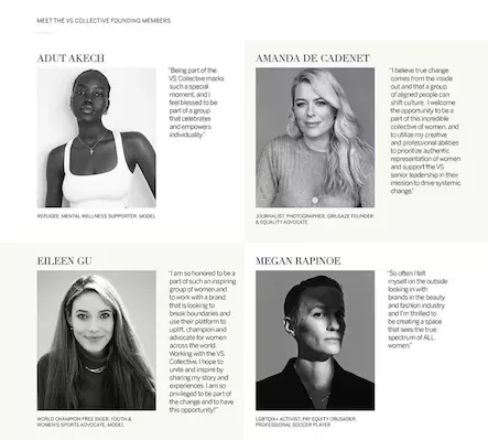 VS unveiled its collective full of tonnes of incredible women (