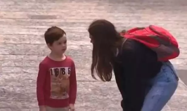 Only seven adults stopped to help a child in distress during a social experiment.