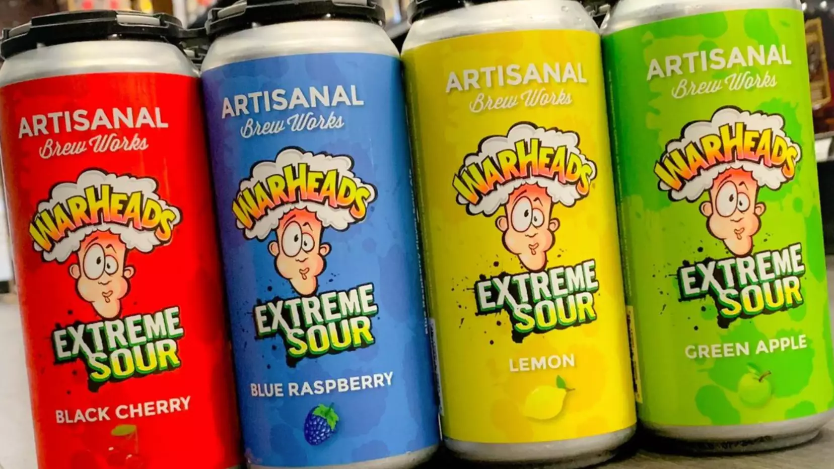 Company Creates Sour Warhead Flavoured Alcoholic Beer And Seltzer