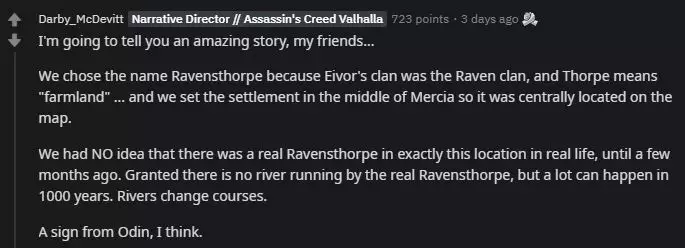 Ravensthorpe is a complete coincidence