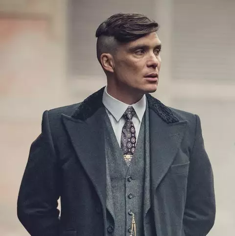 Fans are in disbelief about how different Cillian Murphy looks. Pictured in 'Peaky Blinders' (