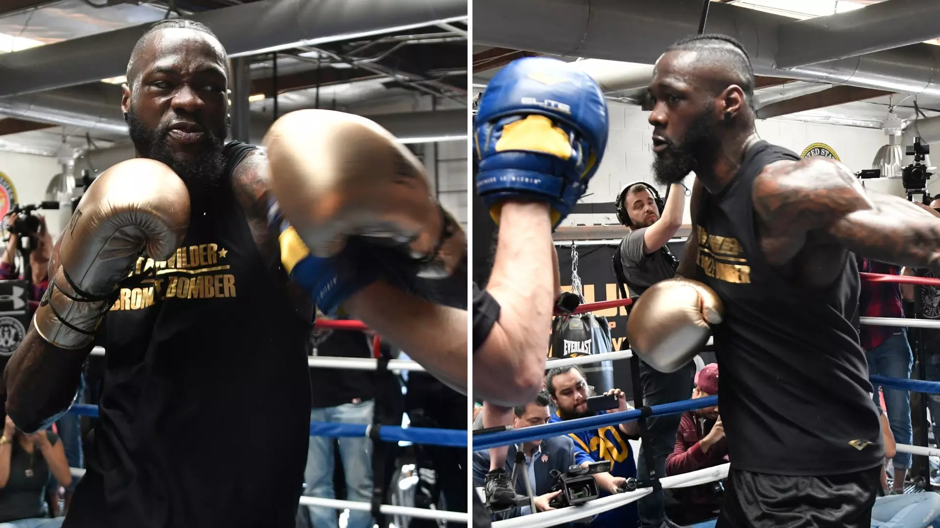 Boxing Fans Are Worried For Deontay Wilder After New Footage Emerges Of Him Training