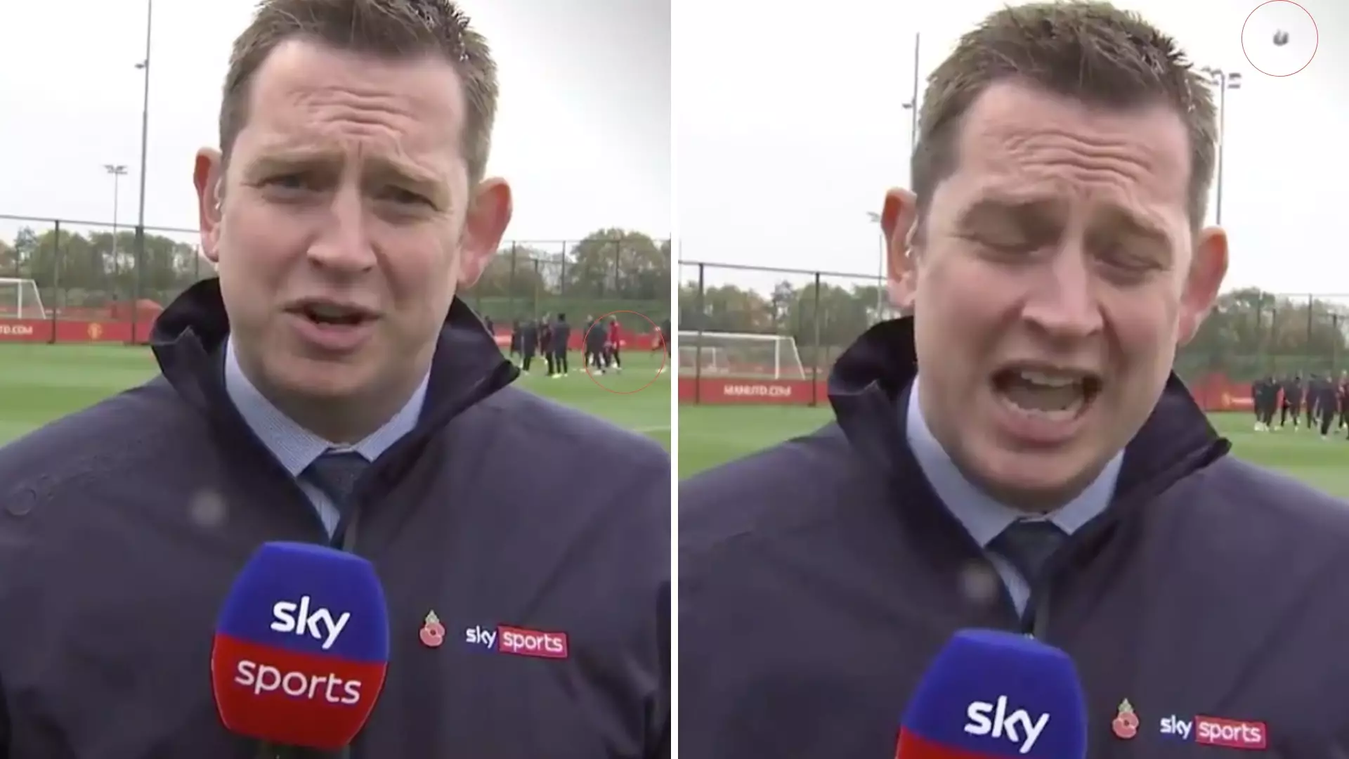 Rashford Pings The Perfect Ball To Hit Sky Sports Presenter, Brilliantly Responds On Twitter