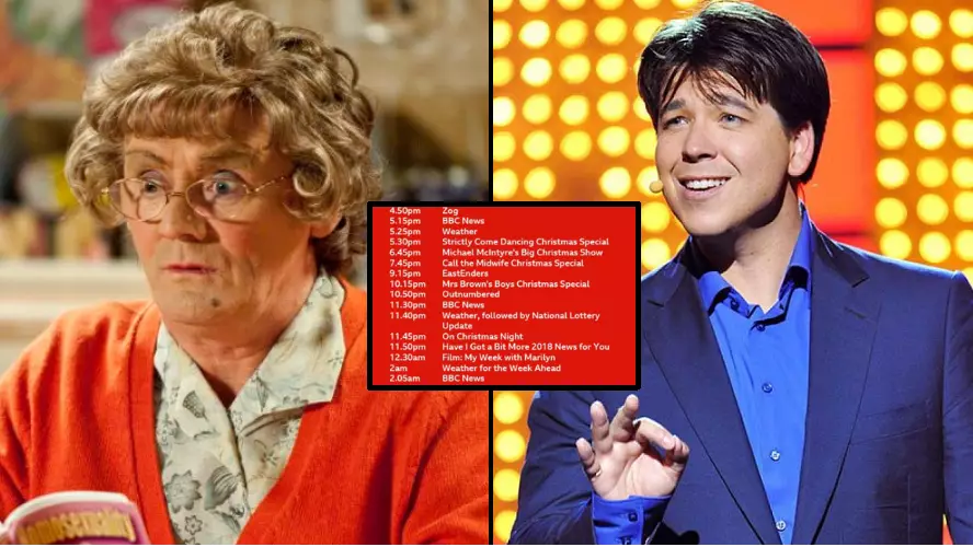 People Are Slamming The BBC’s Christmas Schedule For Being ‘Boring’