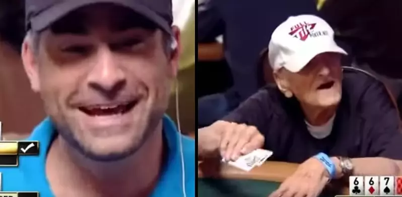 96-Year-Old Poker Player Destroys Cocky Opponent During World Series Tournament 
