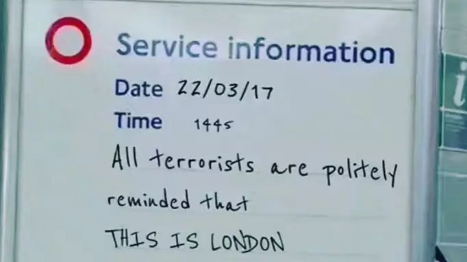 People Are Loving A Tube Sign Which Sums Up British Feelings At The Moment