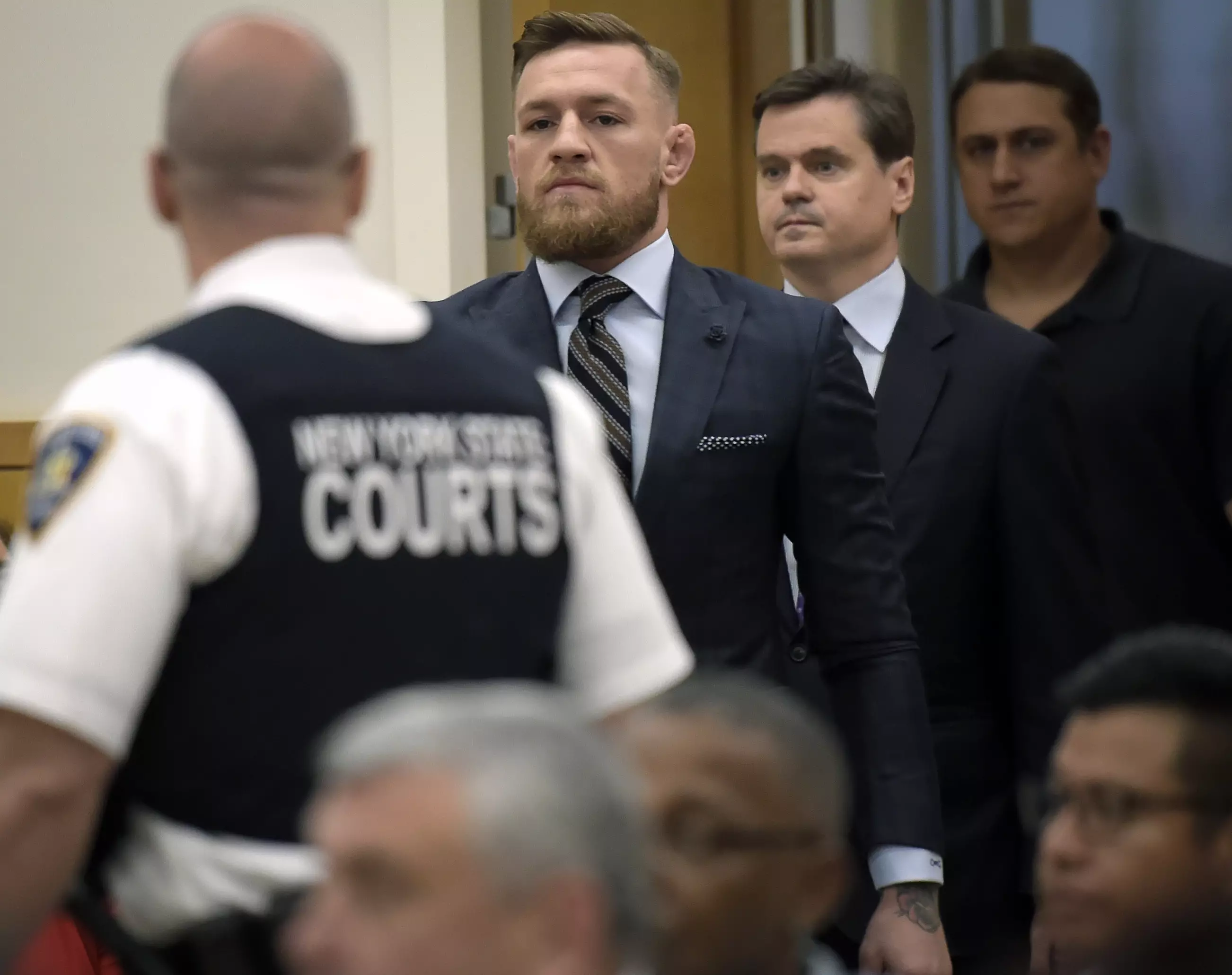 McGregor at court. Image: PA