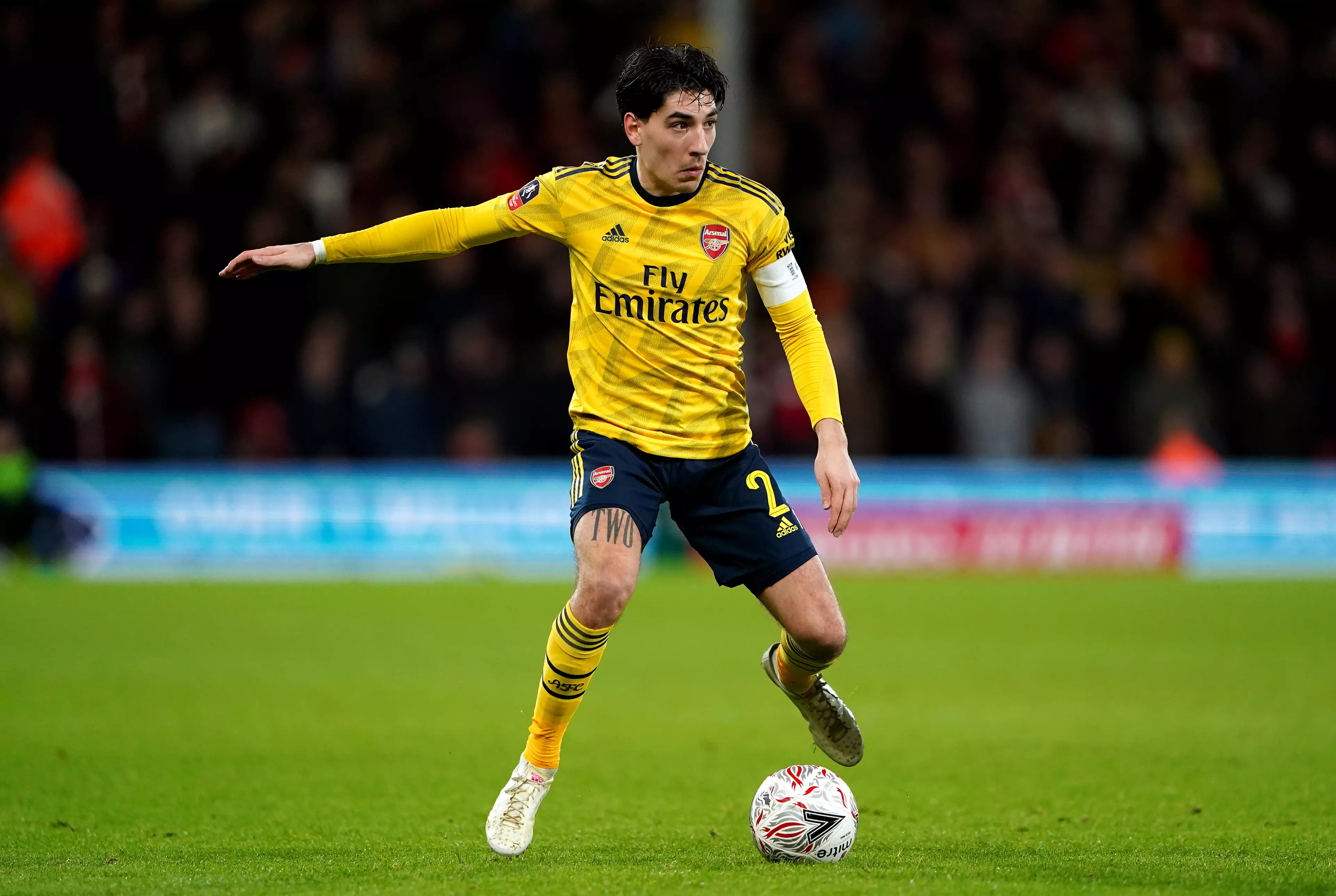 Bellerin is back in action. Image: PA Images
