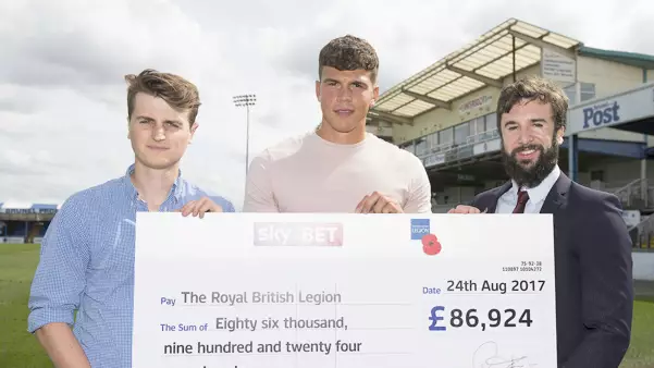 Sky Bet Raise £86k For The Royal British Legion's Poppy Appeal