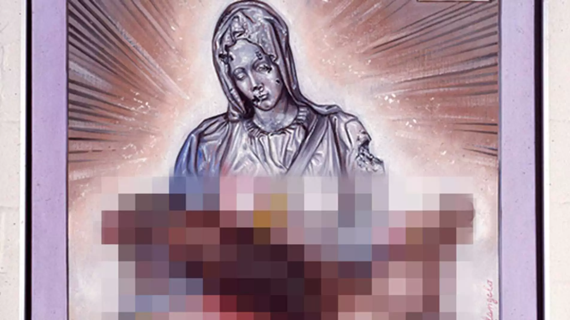 Christian Groups Fuming Over Artwork Of Virgin Mary Cradling Massive Penis At Aussie Exhibition
