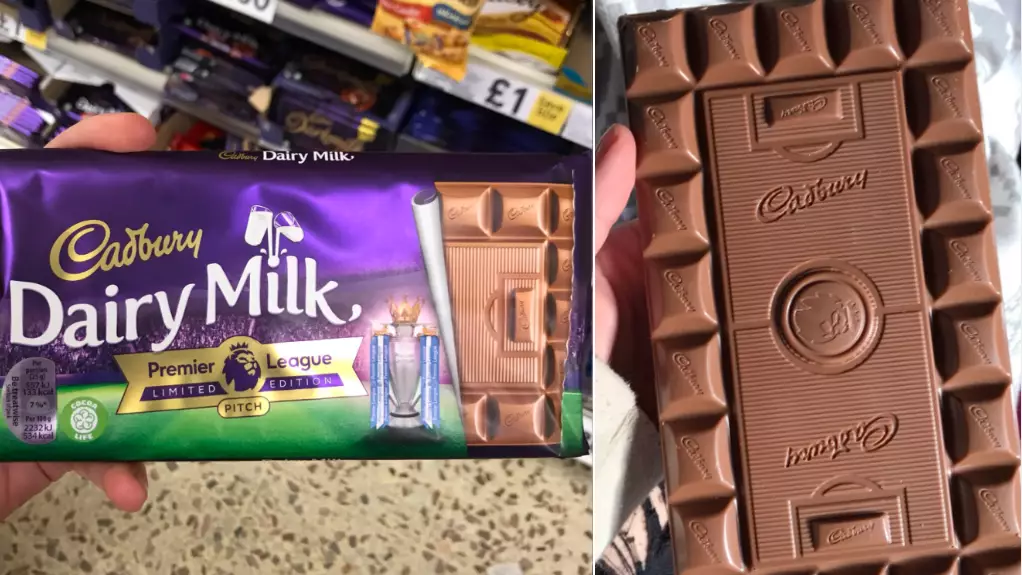 Cadbury’s Release Incredible New Football Pitch Chocolate Bar